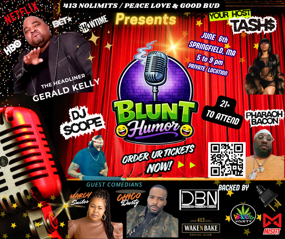 Blunt Humor June 6th Event Flyer